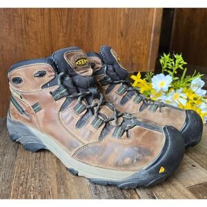 Keen Utility 1007003 Waterproof Leather Boots Men's US 10.5 M Work Steel Toe